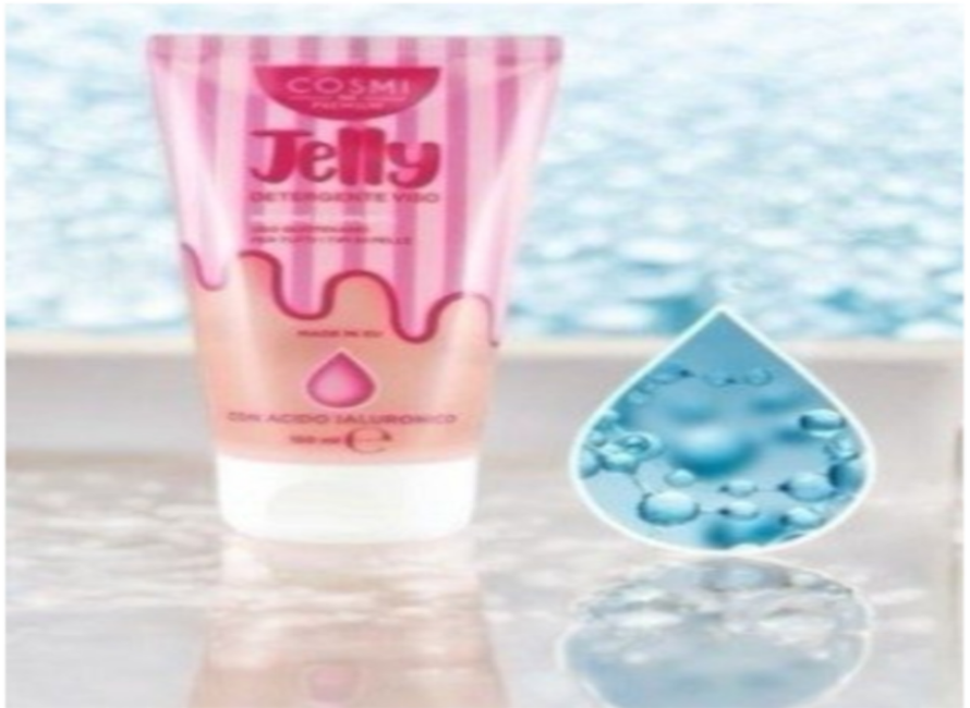 DÉMAQUILLANT JELLY À L'ACIDE HYALURONIQUE 150ML COSMI PREMIUM