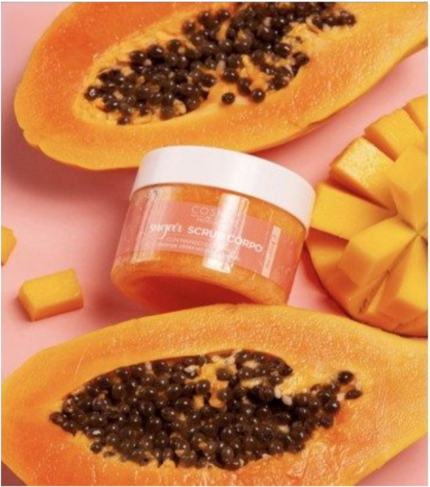 SCRUB CORPOREL AU SUCRE MANGUE PAPAYE COSMI MILANO