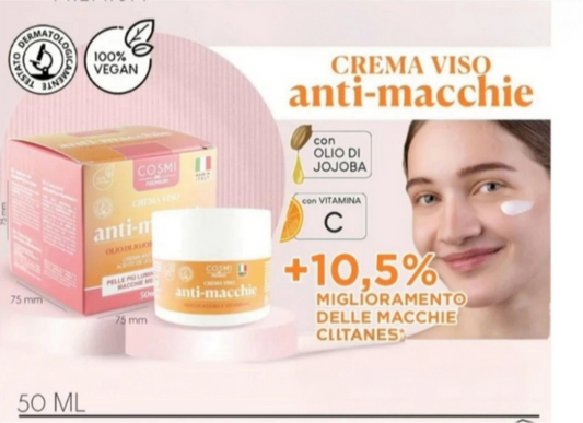 CREME VISAGE ANTI-TACHES HUILE DE JOJOBA ET VITAMINE C COSMI PREMIUM 50ML