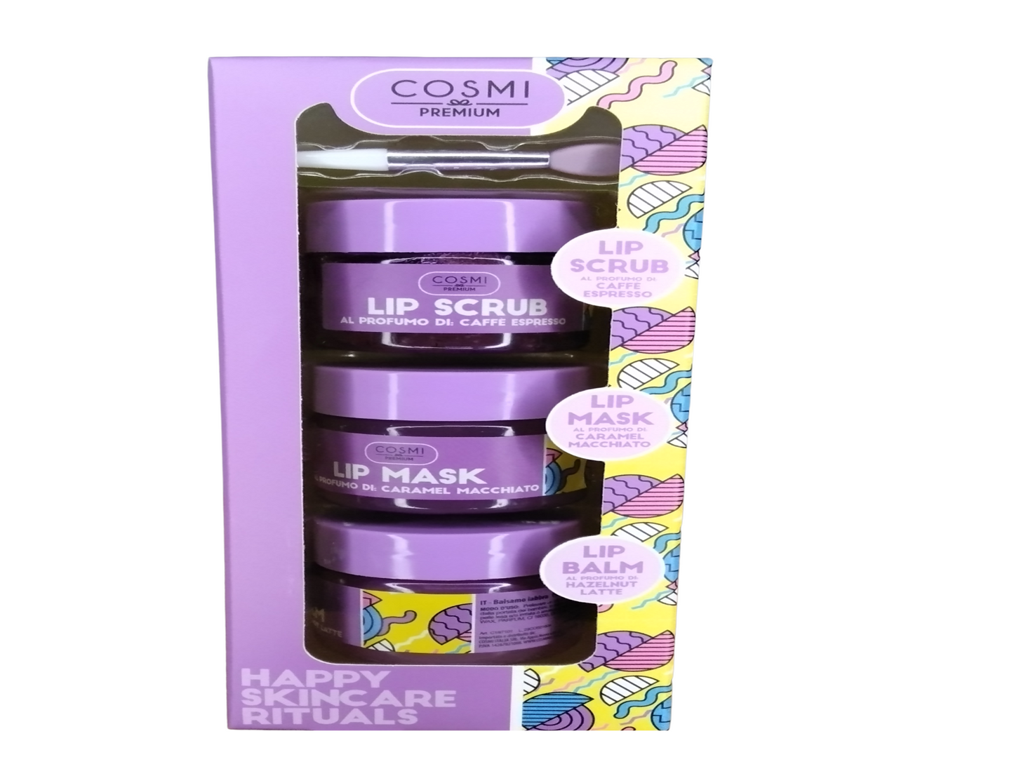 COSM Premium : Kit Trio Lèvres - Scrub, Masque et Baume